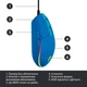 Мышка Logitech G102 Lightsync USB Blue - изображение 6