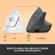 Мышка Logitech Lift Vertical Ergonomic Wireless/Bluetooth White - изображение 8