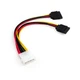 Кабель живлення SATA power 0.2m 2 connectors Vinga - зображення 1