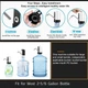 Помпа для воды электрическая Water Dispenser дозатор диспенсер автоматический для бутыли от USB насос для бутылок трубка 55 см Черный - изображение 5