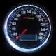 Дополнительный прибор спидометр Ket Gauge 37601 WH с отсечкой Ø80мм автомобильные измерительные приборы SV0340 - изображение 1