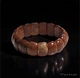 Браслет із натурального каменю Червона Яшма довжина 18см розмір пластин 12х20мм колір оранжево-червоний (050120293-02) - зображення 1