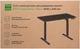 Стіл з електро-регулюванням висоти RZTK eDesk Basic 2 1000 х 600 мм Black - зображення 11