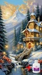 Алмазная мозаика ColorArt 30x50 Зима + голограммные алмазики TPP915 + Подарок лак для покрытия - изображение 1