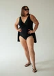 Купальник - платье ODS Swimdress Черный 2XL - изображение 1