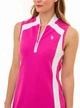 Жіноча сукня-поло U.S. Polo Assn. - Iconic Golf Luxury & Sporty Chic. M Рожевий з білим - зображення 3