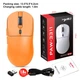 Мышь беспроводная игровая HYSJ Т68 Pro Print PAW3311, 12000 DPI 2,4G+Bluetooth Orange - изображение 6