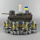 Сувенірний набір штоф "Т-64 БВ №1" з посудом PREMIUM | Подарунок для військовослужбовця PA_1007_3 - зображення 2