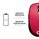 Беспроводная мышь OfficePro M267R 2.4 ГГц бесшумная 1600 dpi Red (M267R) - изображение 6