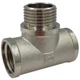 Тройник Fado FITT NICKEL 1/2" РВ-РН-РВ латунь (T11) - изображение 1