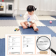 Детский коврик для ползания Dordee Ledi Baby 30х30 см 9 шт (100069210007) - изображение 4