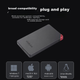 SSD диск Lenovo ThinkPlus US100 1TB USB 3.1 Black External - изображение 8