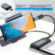 Перехідник-адаптер Shuole U25C-L USB 3.2 – SATA для HDD/SSD 2.5"/3.5" з LCD екраном - зображення 4