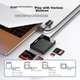 Кардридер Ugreen USB/Type-C 3.0 High-Speed SD/TF/CF/MS All-in-One Black - зображення 2