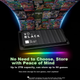 SSD диск Western Digital WD_BLACK P40 500GB Type-C External Black - изображение 7