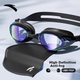 Очки для плавания Anta FOG Unisex Anti-fog для близоруких Черные - изображение 2