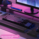 Підставка під зап'ястя WOMT Cloud 430x85 мм Black - зображення 7