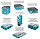 Набор кейсов Complete Set системы Makita Maktrak (7 шт) - изображение 2