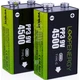 Акумулятор Крона USB-С 500 mAh 9V Li-ion 2шт./уп. (Loop Energy) Verico (1UDBT-A3WEB2-NN) - зображення 1