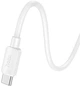 Кабель USB C для зарядки и передачи данных 2.4A 1м совместим с смартфонами и планшетами Hoco X96 белый - изображение 3