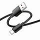Кабель USB C для зарядки и передачи данных 2.4A 1м совместим с смартфонами и планшетами Hoco X96 белый - изображение 5