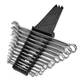 Ключ Tolsen комбинированный 12 шт дюймовый 1/4"-15/16" Профи (15487) - изображение 2