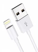 Кабель Apple Lightning USB 1м для iPhone iPad iPod белый для быстрой зарядки и передачи данных - изображение 3