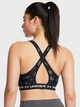 Спортивный топ женской Under Armour Crossback Mid Print XS Синій, Сірий 1361042-044 - изображение 6