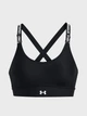 Спортивний топ жіночий Under Armour Ua Infinity Low 2.0Strap Bra S-D/DD Чорний 1384126-001 - зображення 5