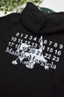 Чоловіча кофта демісезонна Maison Margiela на блискавці XS чорна (ZMM004) - зображення 3