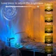 Ночник-проектор Lights Cube — Лампа с эффектом северного сияния на 16 цветов с пультом,деревянным основанием и USB-питанием - изображение 4