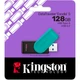 Флеш пам'ять USB Kingston DataTraveler Exodia S 128GB USB 3.2 Gen 1 Black/Turquoise (DTXS/128GB) - изображение 3