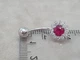 Серебряная серьга для пирсинга пупка з фианитами. 7027.5С - изображение 4