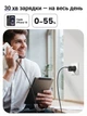 Мережевий зарядний пристрій Ugreen Nexode X513 GaN 30W 1xUSB-C PD 3.0 QC 4.0+ PPS Чорний (65007) - зображення 6