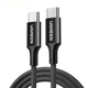 Кабель Ugreen L502 USB Type-C - USB Type-C 100W 5A PD 3.0 0.5 м Черный (35203) - изображение 1