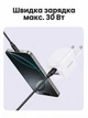 Мережевий зарядний пристрій Ugreen Nexode X516 GaN 30 Вт USB-C + USB-A PD QC4.0 Чорний (65014) - зображення 6