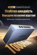 Комутатор Ugreen CM741 6 портів 1000 Мбіт/с 4 PoE+ 60 Вт VLAN Extend Сірий (35371EU) - зображення 2