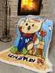 Дитячий плед-покривало на овчині Colorful Home 100*140 Lets play - зображення 1