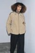 Двухсторонняя стеганная куртка Zara Woman Collection XS экрю/хаки, арт.2969/240/071 - изображение 1