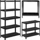 Стелаж металевий Humberg HR-851 180 x 90 x 40 см Чорний (5903890623449) - зображення 2
