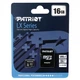 Карта пам'яті microSDHC (UHS-1) Patriot LX Series 16Gb class 10 (adapter SD) (PSF16GMCSDHC10) (427) - изображение 2