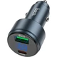 Зарядний пристрій HOCO HOCO Z57B Glorious 63W dual-port display USB-C PD45W + USB QC3.0 Metal Gray (6942007633161) - зображення 2