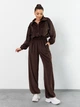 Комбинезон ISSA PLUS SA-703 L/XL темно-коричневый (issa2007682789030) - изображение 1