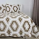 Покривало штучне хутро євро розмір 220*240 см Boho ТЕП Бежевий з білим (52320220240) - зображення 3