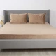 Простирадло ТЕП "VELOUR" з резинкою капучіно, 180x200 - изображение 1