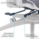 Офісне крісло OfficePro Skyline OC750-W-DG-DG (OC750-W-DG-DG) OfficePro OC750-W-DG-DG 970035 - зображення 14