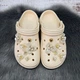 Сабо кроксы женские Dago Style молочные ЭВА с джибитсами 36р (23,5 см) 4041-3 - изображение 3