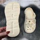 Сабо кроксы женские Dago Style молочные ЭВА с джибитсами 36р (23,5 см) 4041-3 - изображение 6