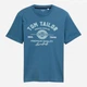 Футболка хлопковая длинная мужская Tom Tailor 1037735-38224 L Real Teal Blue с принтом (4069402350607) - изображение 5