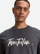 Футболка хлопковая длинная мужская Tom Tailor 1047773-10899 L Tarmac Grey с принтом (4069402240885) - изображение 4